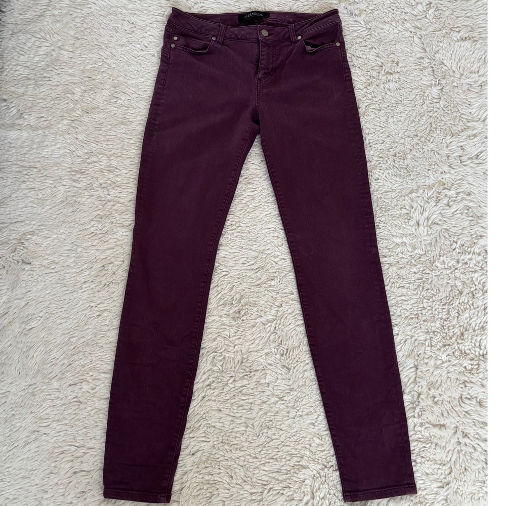 Liverpool Jeans The Skinny Purple Jeans Pants Casual Women's size 6 28" Waist
